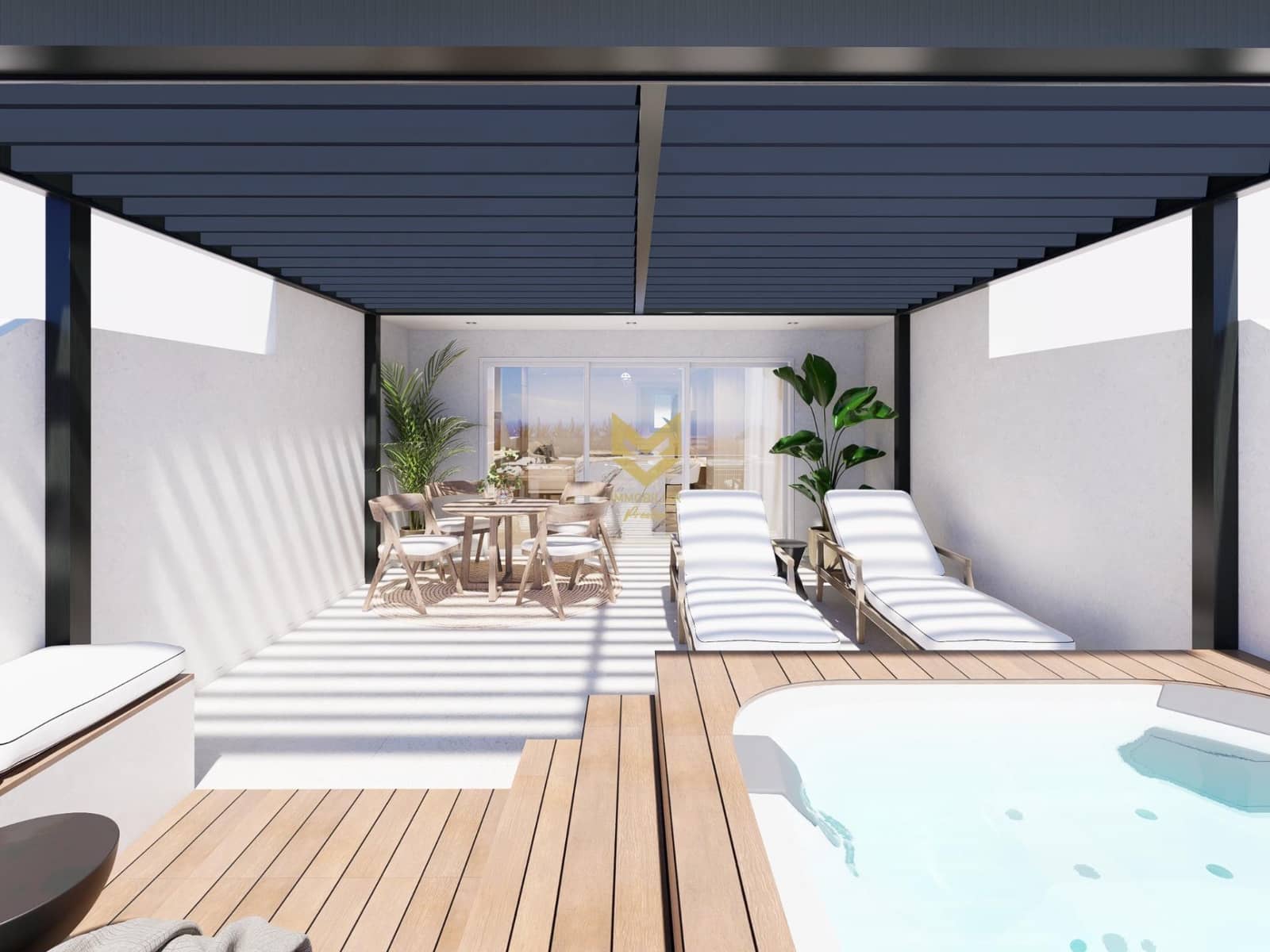 2 sypialnia Dom szeregowy na sprzedaż w Costa Adeje z basenem garażem - 690 000 € (Ref: 10072614)