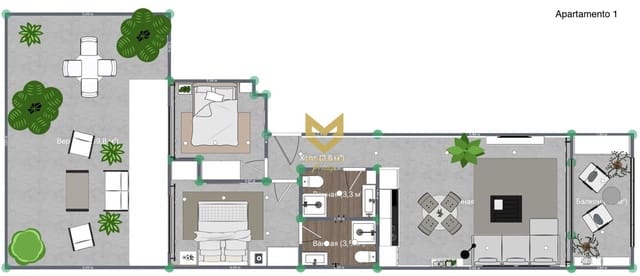 2 camera da letto Appartamento in vendita in Playa San Juan, Guía de Isora con piscina garage - 260.000 € (Rif: 7826716)