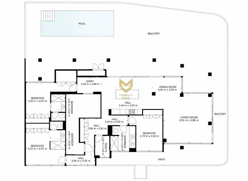 3 bedroom Penthouse for sale in Los Gigantes with pool garage - € 2,090,000 (Ref: 9645208)