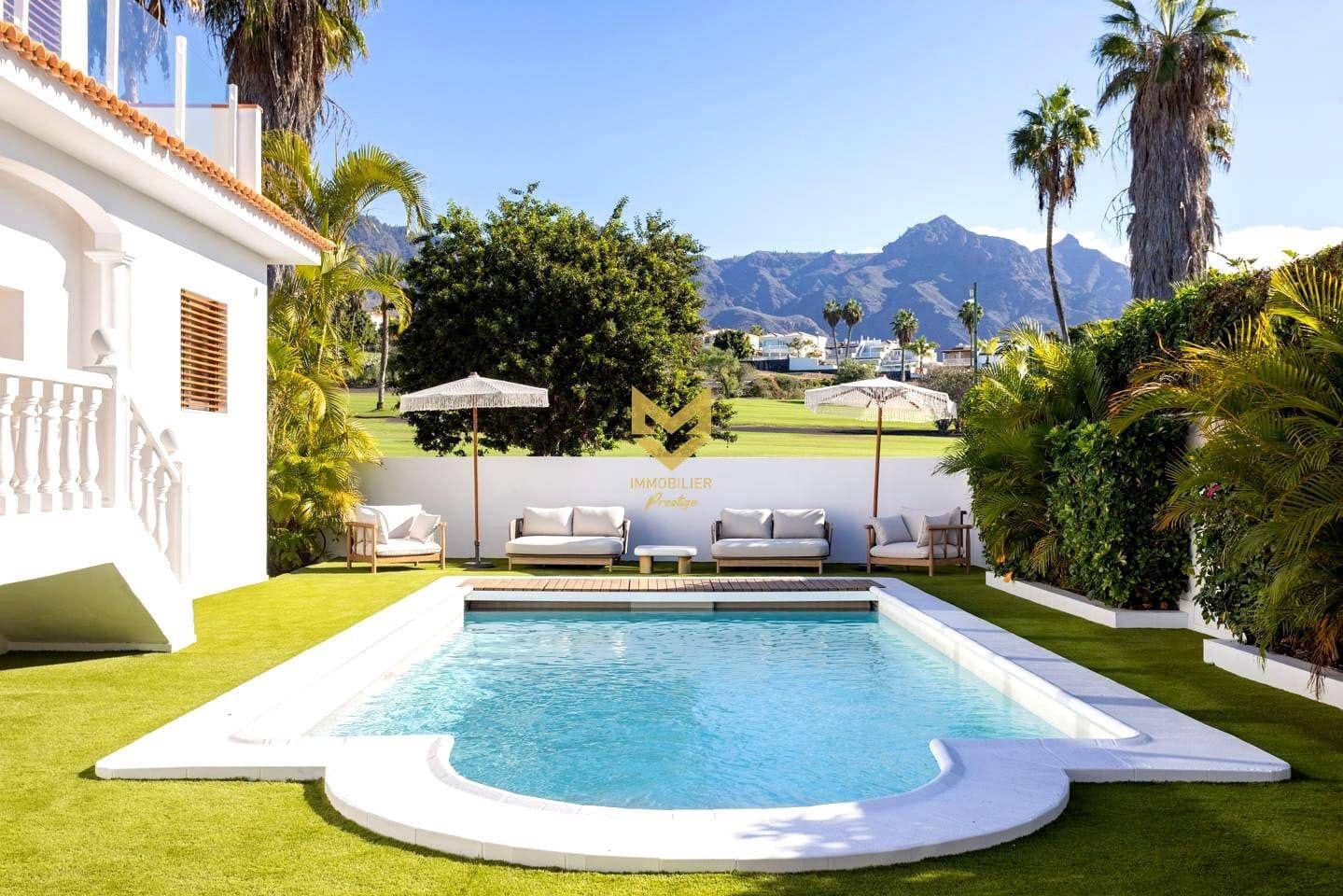 5 sypialnia Willa na sprzedaż w La Caleta Adeje z basenem garażem - 3 300 000 € (Ref: 9645210)