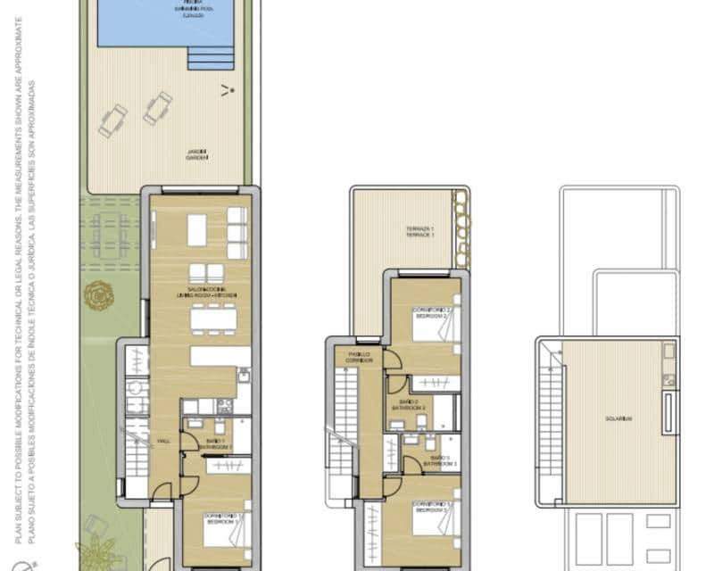 3 bedroom Villa for sale in Torre de la Horadada with pool - € 488,000 (Ref: 7518323)