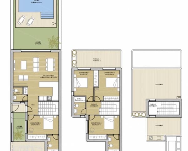 3 bedroom Villa for sale in Torre de la Horadada, Pilar de la Horadada with pool - € 488,000 (Ref: 7518323)