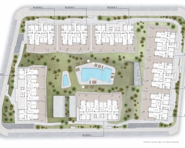 2 sovrum Lägenhet till salu i Playa Flamenca, Orihuela med pool - 295 000 € (Ref: 8097754)