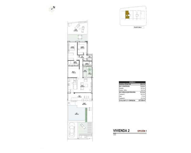 3 bedroom Bungalow for sale in Pilar de la Horadada with pool - € 359,000 (Ref: 8187489)