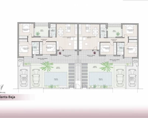 2 Zimmer Bungalow zu verkaufen in Lo Pagan, San Pedro del Pinatar mit Pool - 295.900 € (Ref: 8189099)