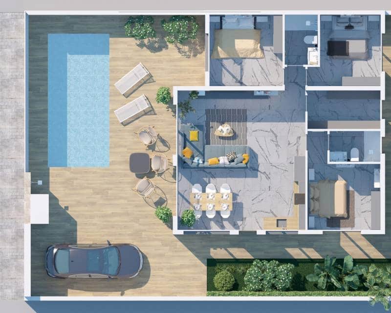 3 soveværelse Villa til salg i Rojales med swimmingpool - € 449.500 (Ref: 8226776)