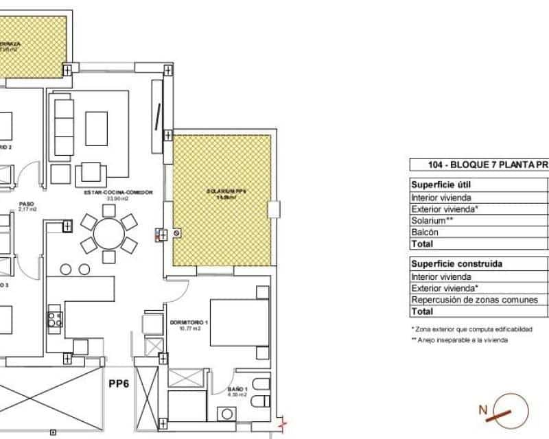 3 makuuhuone Huoneisto myytävänä paikassa Vera mukana uima-altaan - 290 000 € (Ref: 8230033)