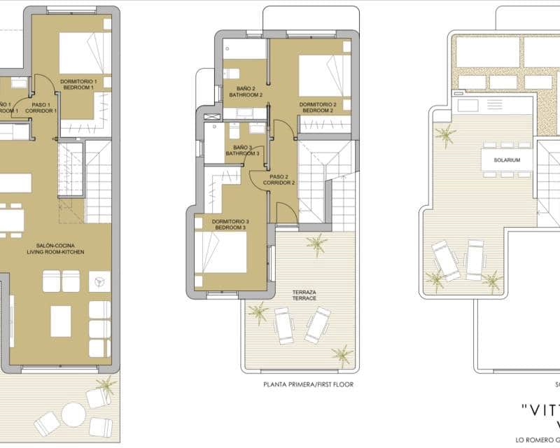 3 bedroom Villa for sale in Pilar de la Horadada with pool - € 489,000 (Ref: 9180047)