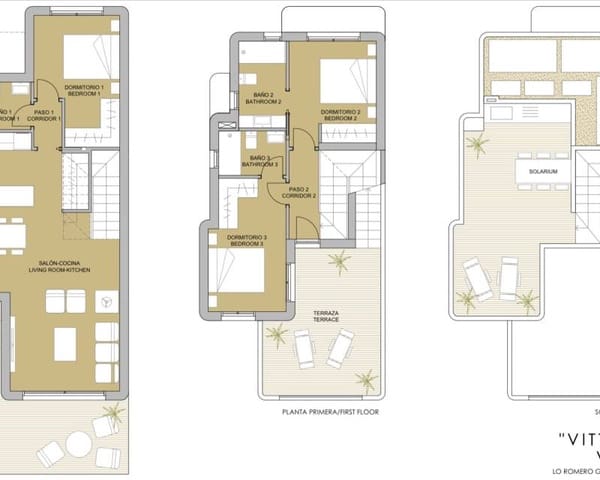 3 quarto Moradia para venda em Pilar de la Horadada com piscina - 489 000 € (Ref: 9180047)