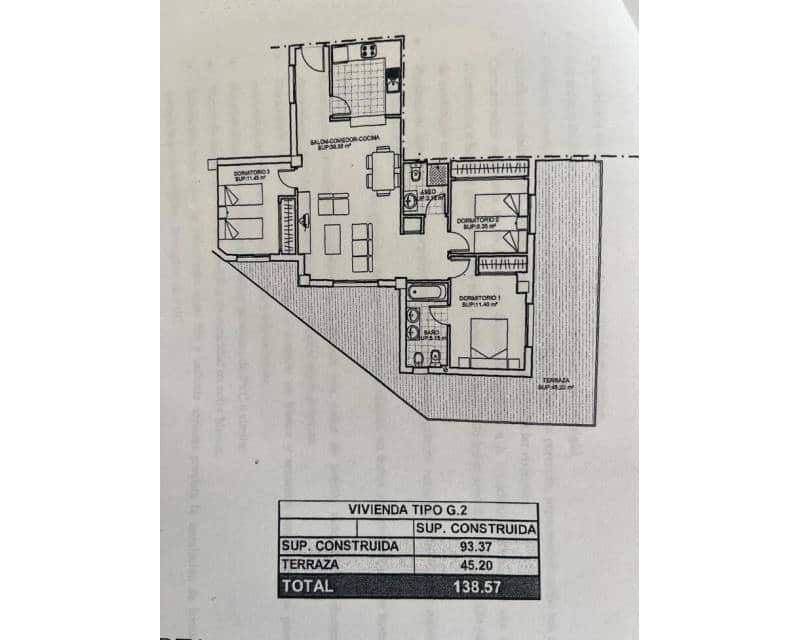 3 soveværelse Lejlighed til salg i Sucina - € 164.995 (Ref: 9331050)