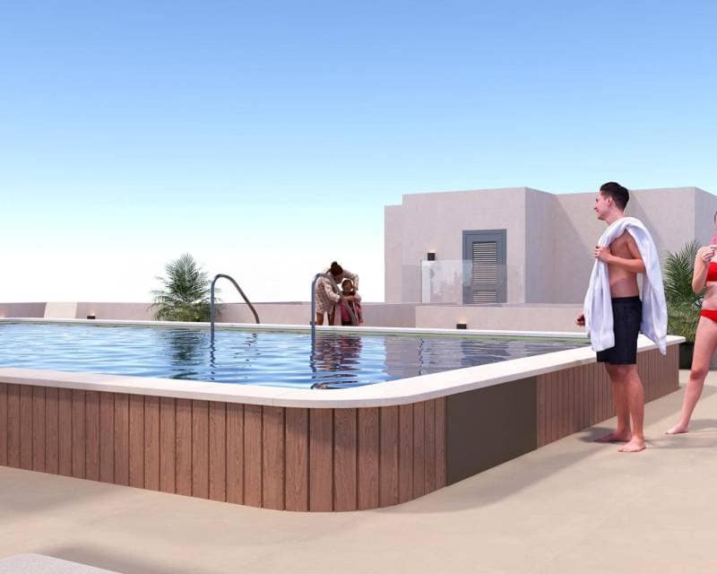 Apartamento de 2 habitaciones en San Miguel de Salinas en venta con piscina - 155.000 € (Ref: 9729457)