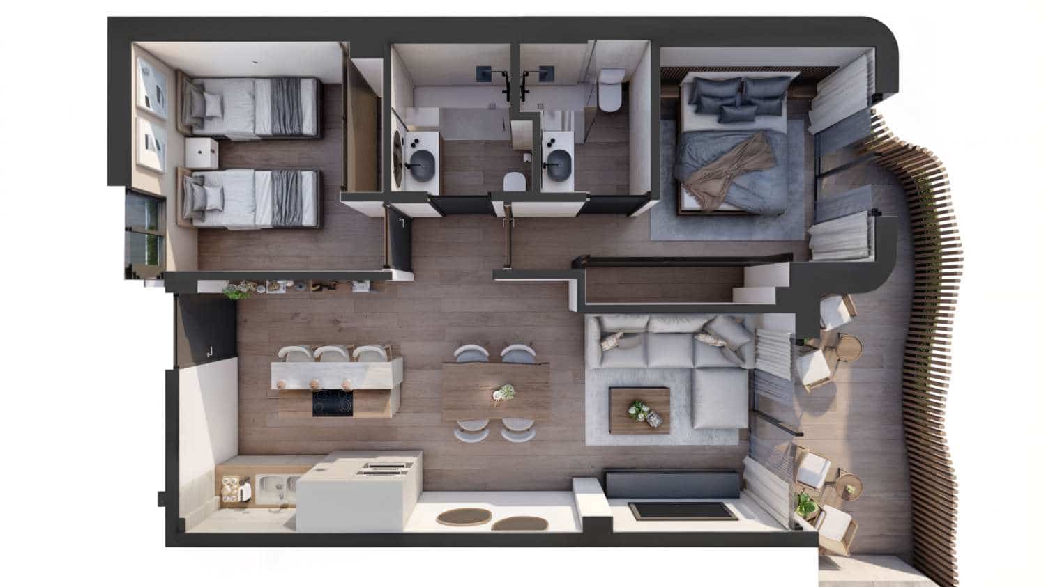 2 Zimmer Wohnung zu verkaufen in Fuengirola - 320.000 € (Ref: 8914730)