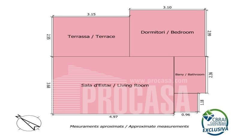 1 Zimmer Wohnung zu verkaufen in Santa Margarida mit Garage - 122.000 € (Ref: 7830530)