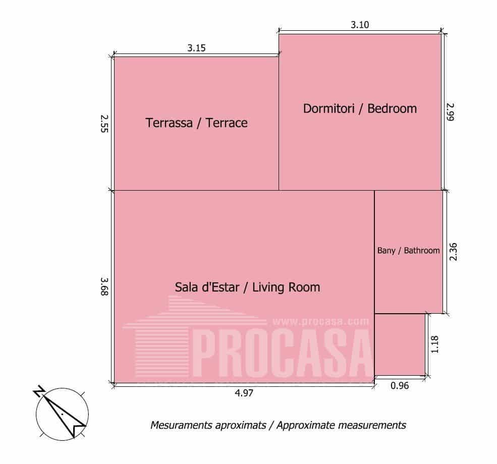 1 Zimmer Wohnung zu verkaufen in Santa Margarida mit Garage - 122.000 € (Ref: 7830530)