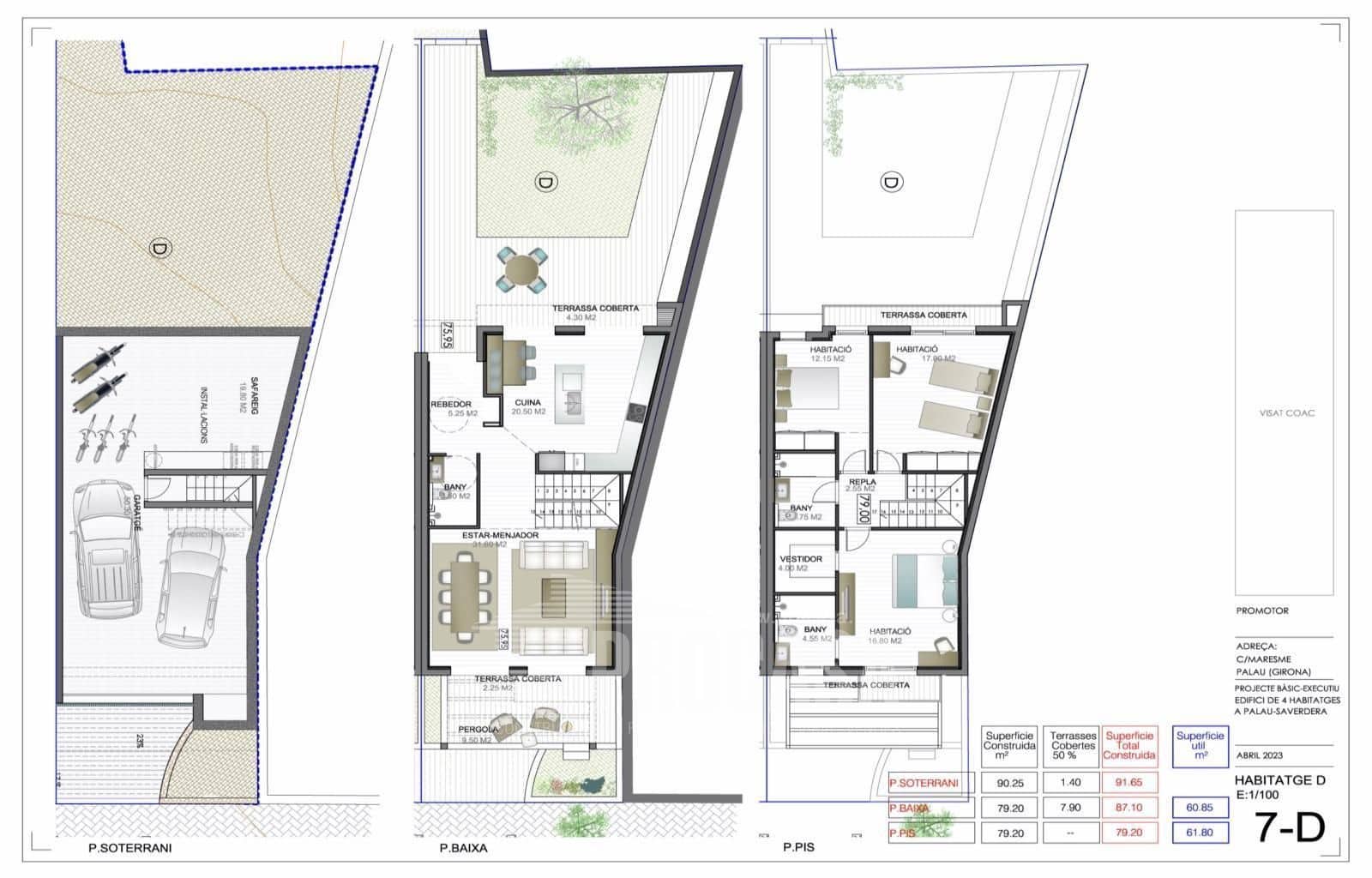 3 soveværelse Villa til salg i Palau-saverdera med swimmingpool garage - € 418.000 (Ref: 8754149)