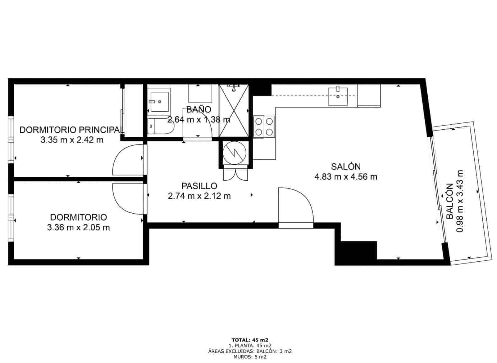 2 chambre Appartement à vendre à Roses avec garage - 205 000 € (Ref: 9146022)