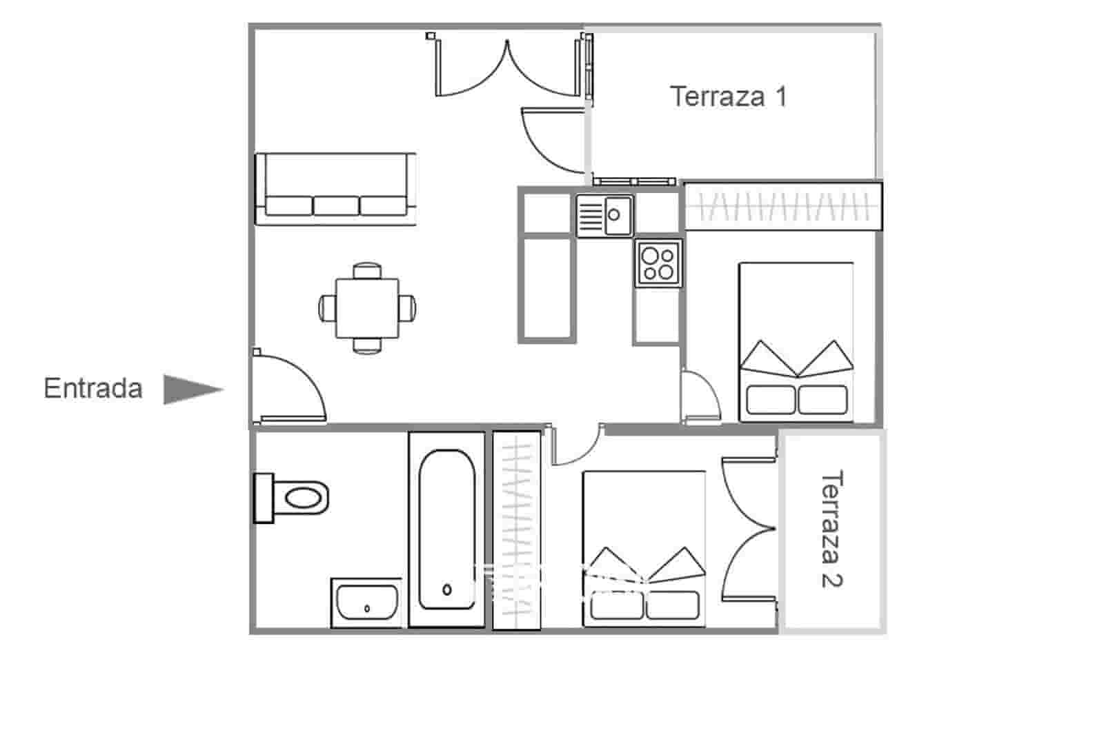 2 Zimmer Wohnung zu verkaufen in Empuriabrava mit Garage - 299.000 € (Ref: 9216063)