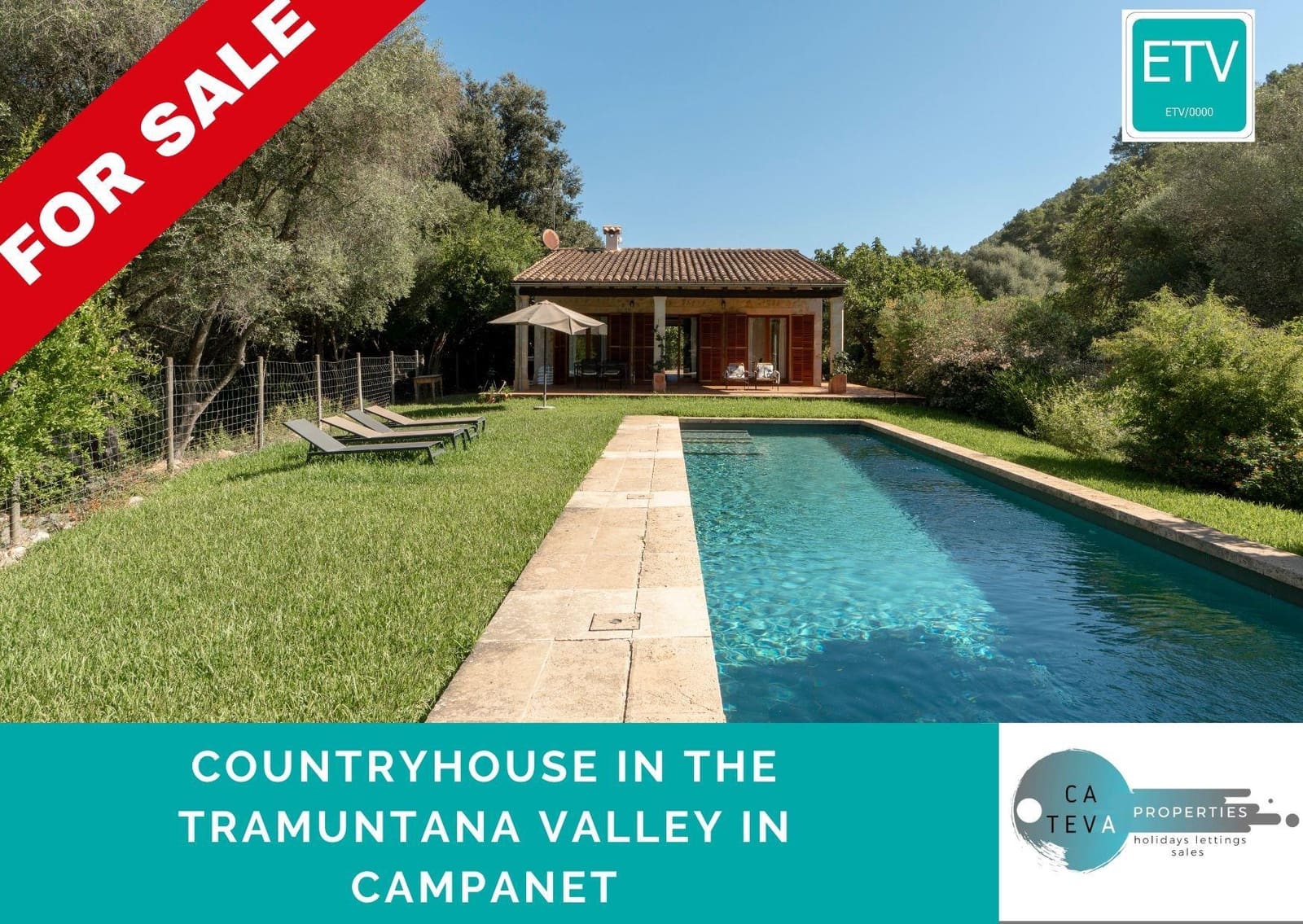 2 soveværelse Villa til salg i Campanet med swimmingpool - € 1.150.000 (Ref: 9062278)