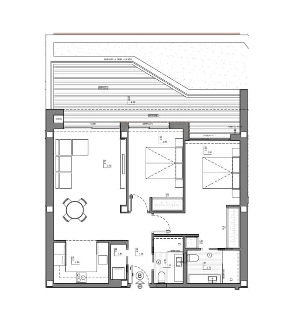 2 Zimmer Penthouse zu verkaufen in Benitachell / Benitatxell - 473.000 € (Ref: 10014682)