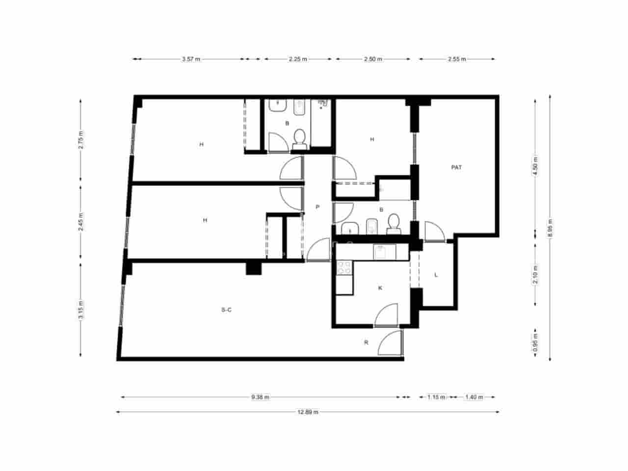 Piso de 3 habitaciones en Molina de Segura en venta con garaje - 208.000 € (Ref: 10154490)