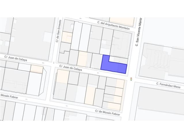 Building Plot for sale in La Creu Coberta, Valencia city - € 883,000 (Ref: 8862162)