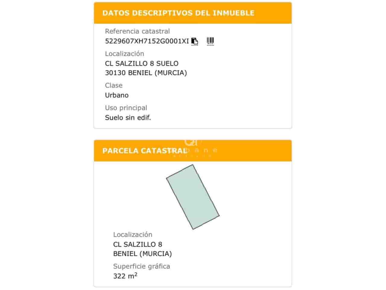 Teren niezagospodarowany na sprzedaż w Beniel - 265 000 € (Ref: 8901627)