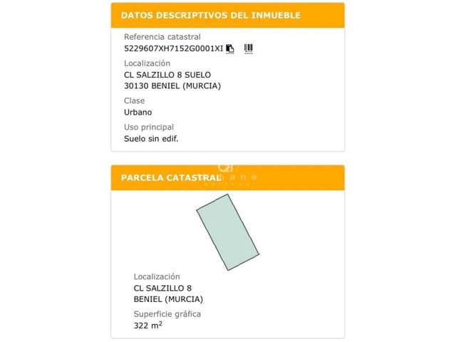 Undeveloped Land for sale in Beniel - € 265,000 (Ref: 8901627)