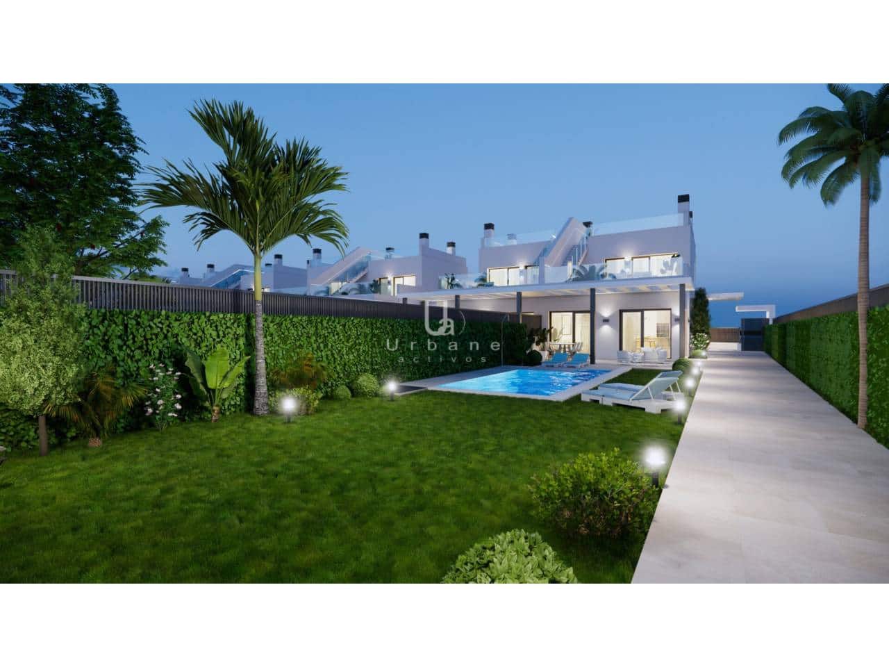 3 chambre Villa/Maison à vendre à Los Narejos avec piscine garage - 1 050 000 € (Ref: 8931743)