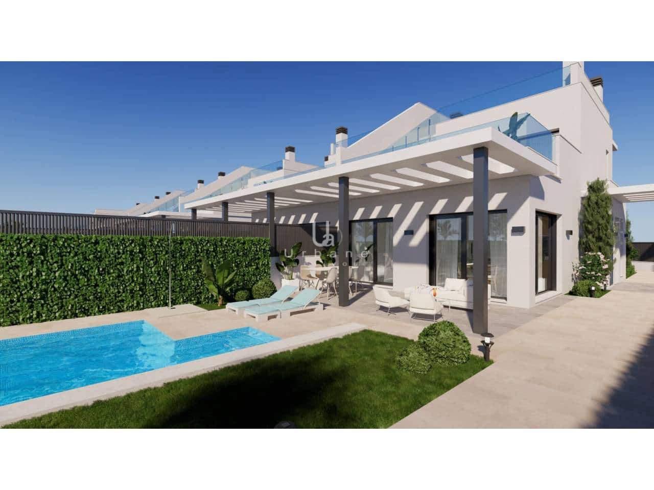 3 chambre Villa/Maison à vendre à Los Narejos avec piscine garage - 1 050 000 € (Ref: 8931743)