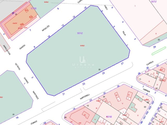 Building Plot for sale in Alzira - € 2,730,000 (Ref: 8970996)