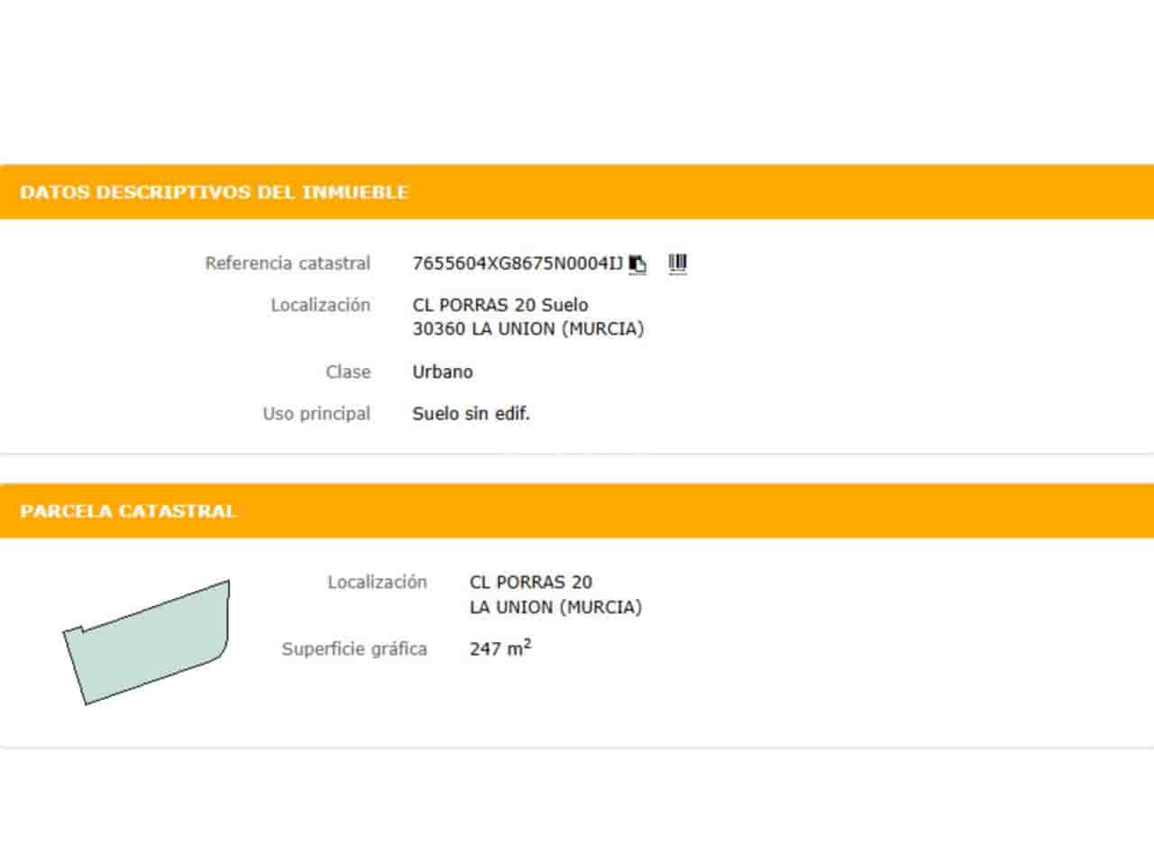 Mark till salu i La Union - 39 500 € (Ref: 9047208)