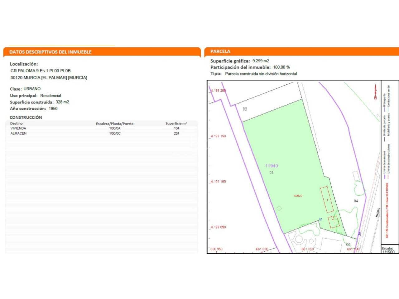 Grond te koop in El Palmar - € 291.000 (Ref: 9129428)