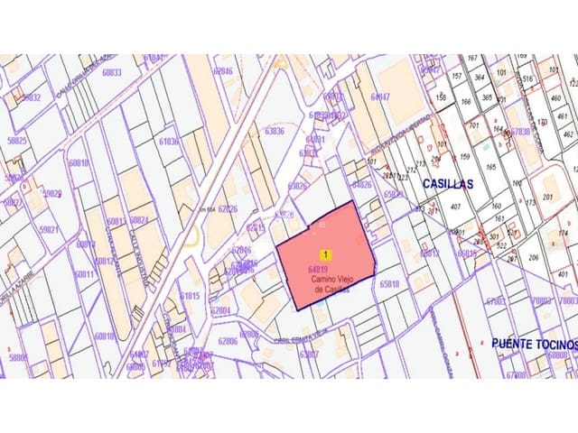 Terreno Não Urbanizado para venda em Cabezo de Torres, Múrcia cidade - 90 000 € (Ref: 9455746)