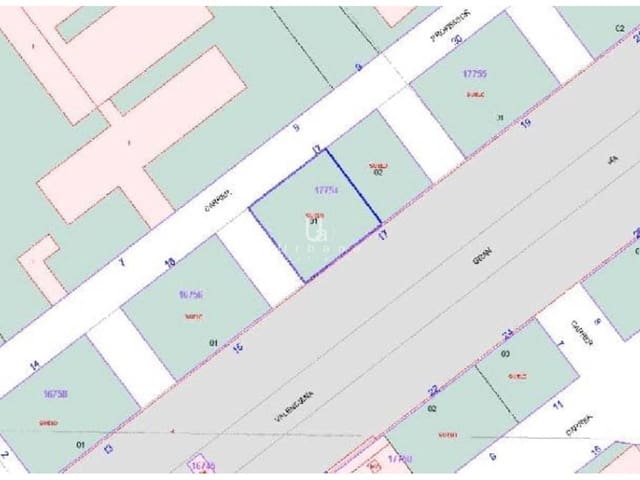Ubebygd land til salgs i Alzira - € 145 000 (Ref: 9636261)