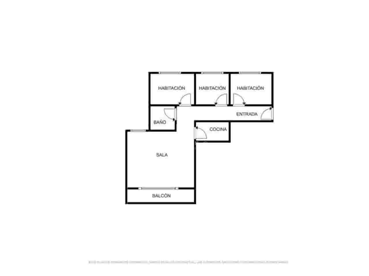 3 Zimmer Wohnung zu verkaufen in Valencia Stadt - 245.000 € (Ref: 9658130)