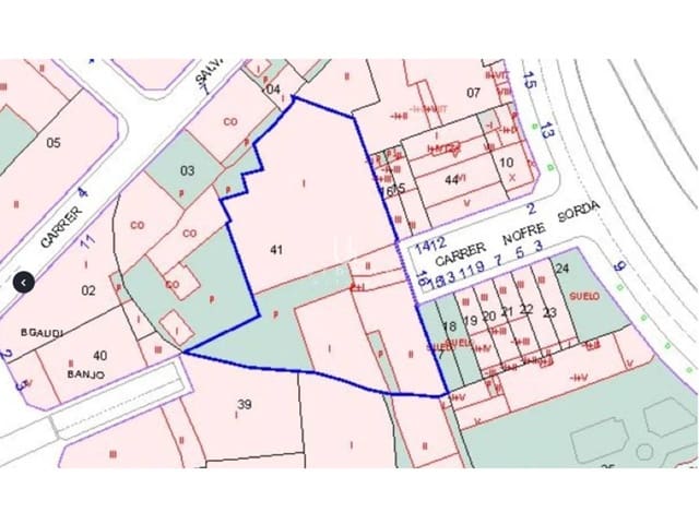 Byggetomt til salgs i Alcoy / Alcoi - € 137 500 (Ref: 9669842)