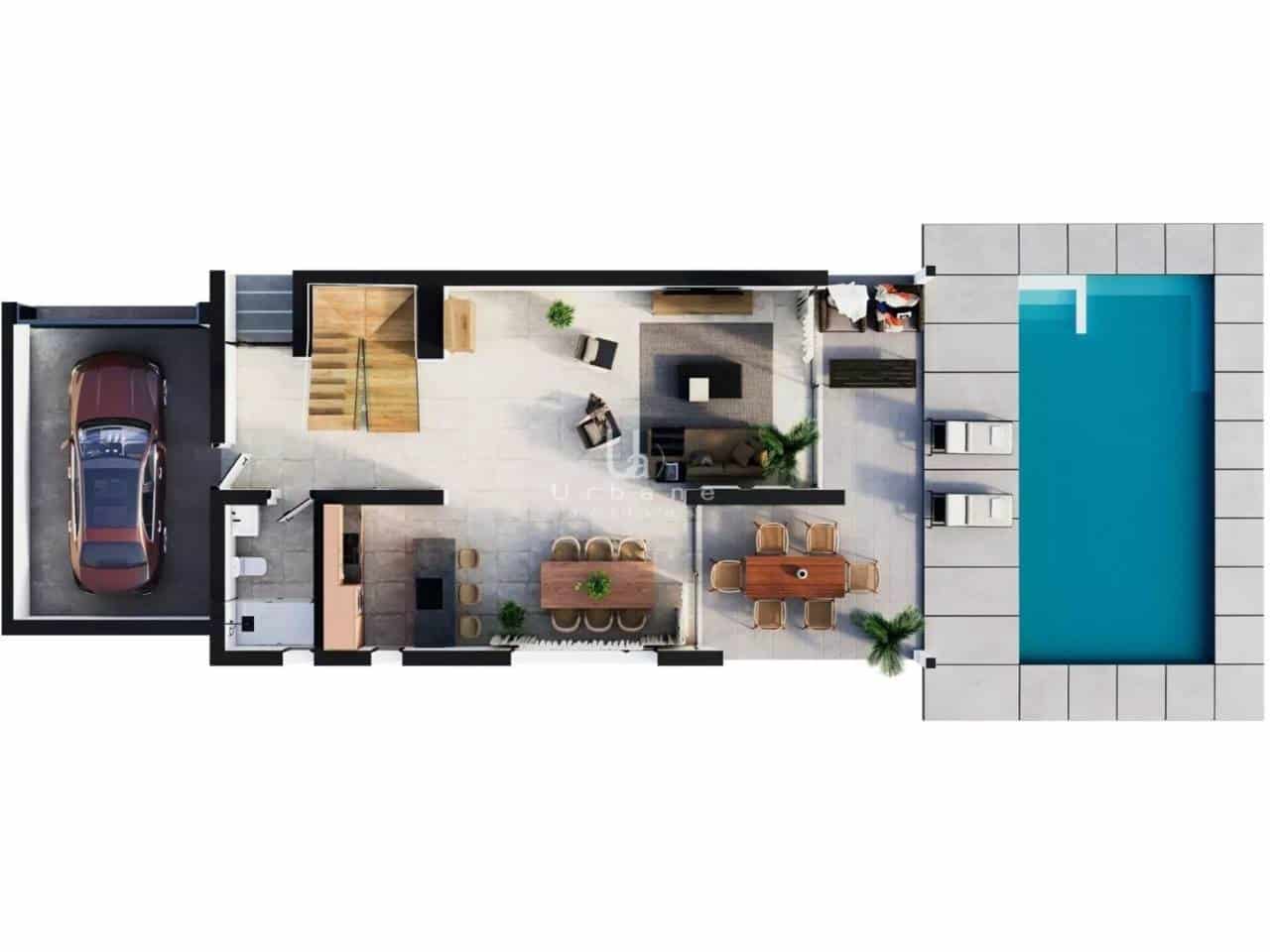 3 sypialnia Willa na sprzedaż w Calpe / Calp z basenem garażem - 975 000 € (Ref: 9734221)