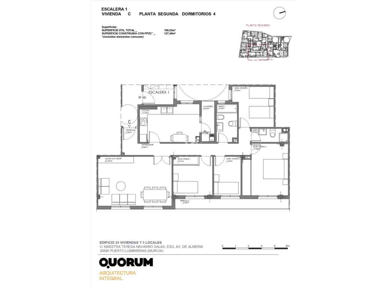 3 bedroom Apartment for sale in Puerto Lumbreras with garage - € 142,800 (Ref: 9793921)