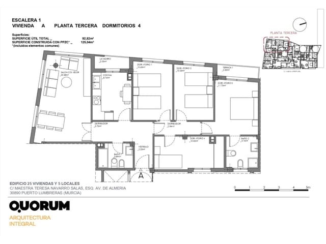 Apartamento de 3 habitaciones en Puerto Lumbreras en venta con garaje - 142.800 € (Ref: 9793921)