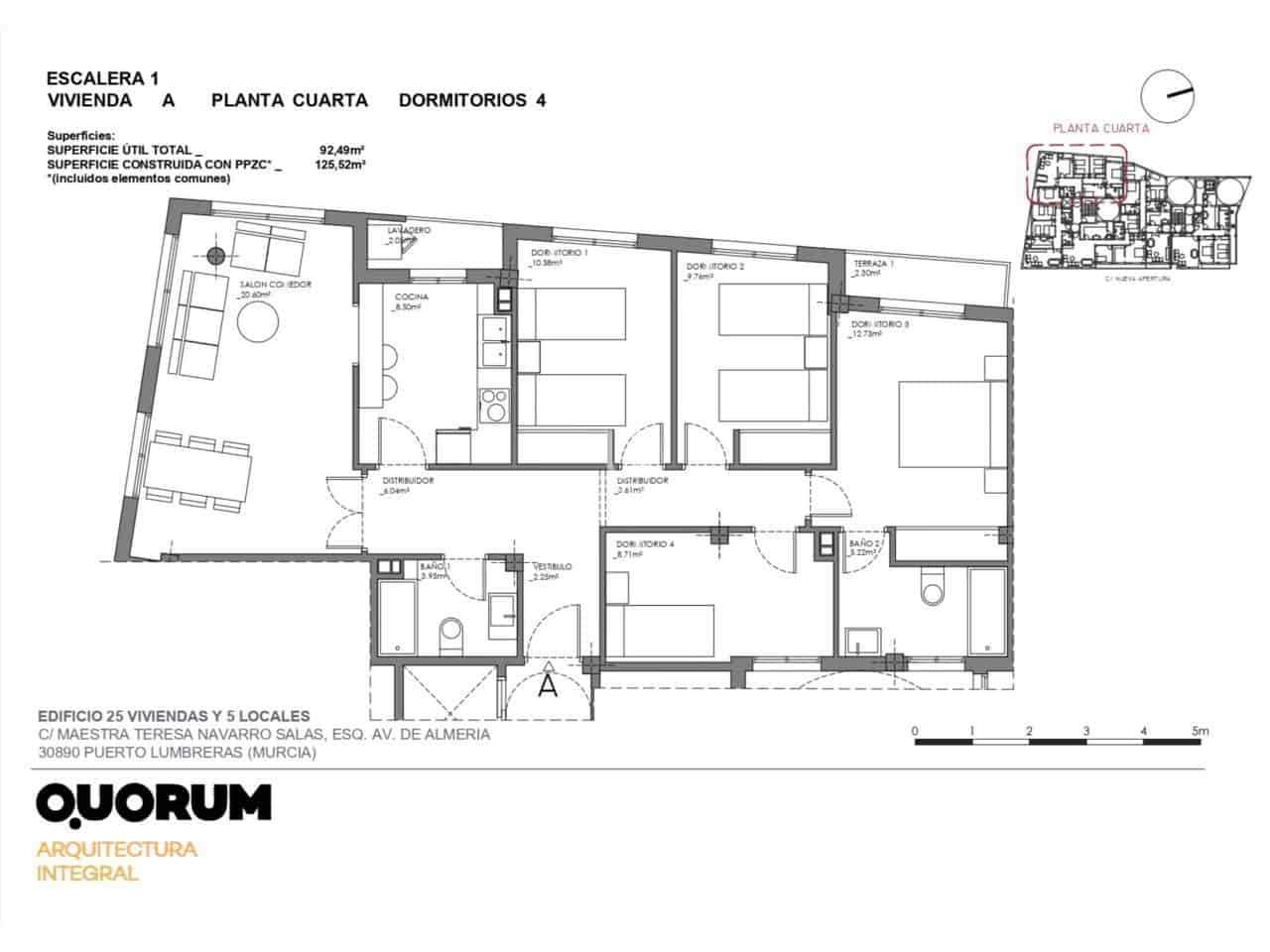 3 bedroom Apartment for sale in Puerto Lumbreras with garage - € 142,800 (Ref: 9793921)