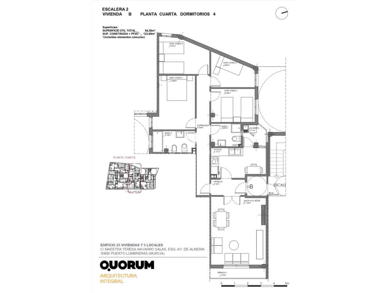 3 bedroom Apartment for sale in Puerto Lumbreras with garage - € 142,800 (Ref: 9793921)