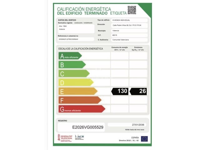 3 soveværelse Lejlighed til salg i Valencia by - € 146.000 (Ref: 9796580)