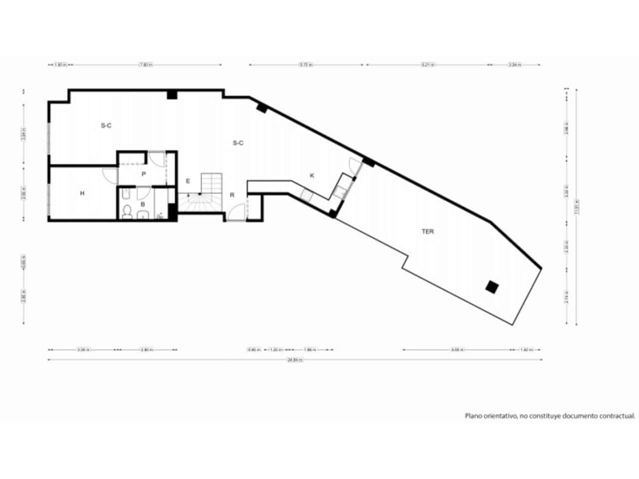2 quarto Penthouse para venda em Valencia cidade com garagem - 726 000 € (Ref: 9798497)