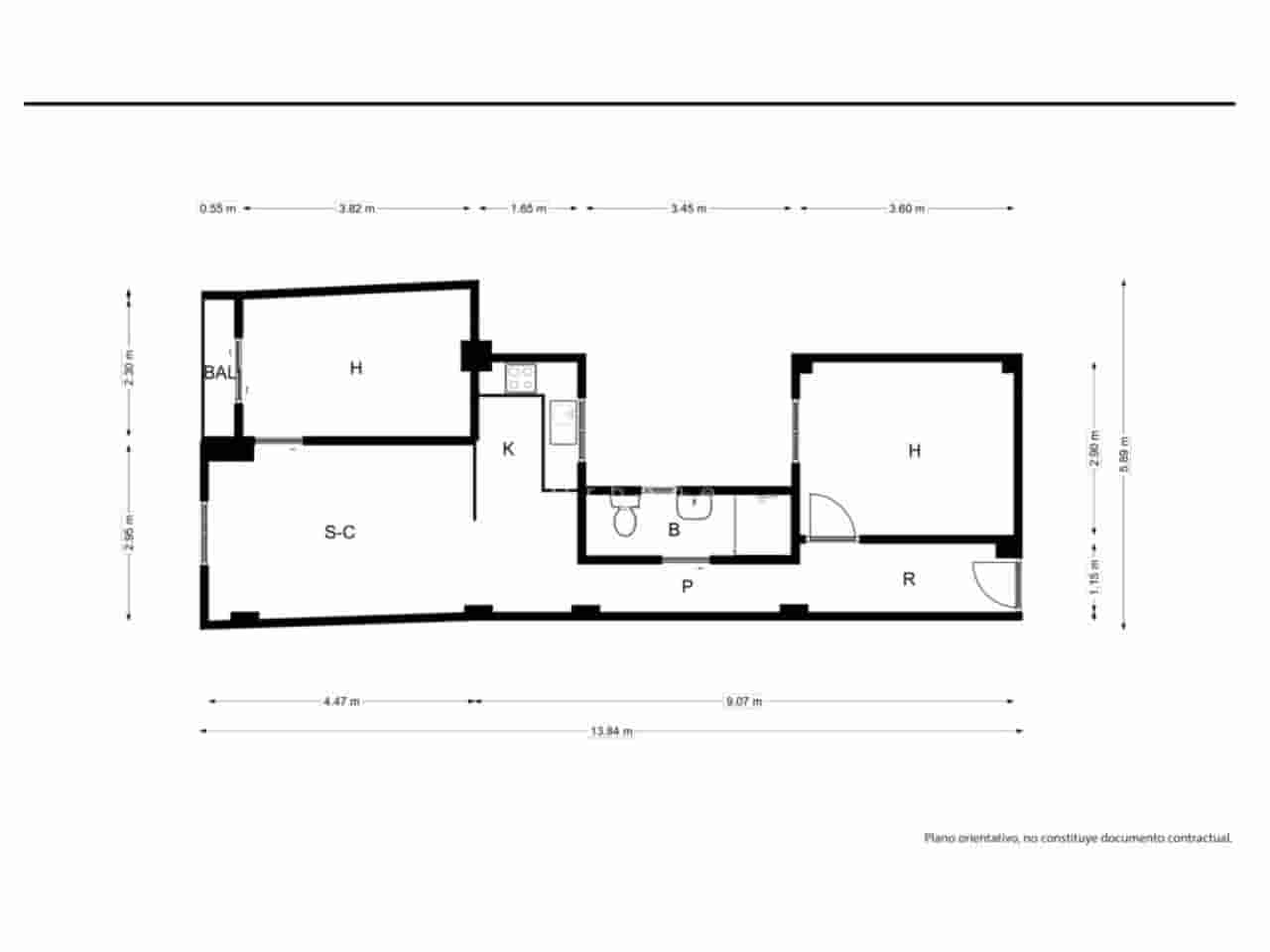 2 quarto Apartamento para venda em Valencia cidade - 147 000 € (Ref: 9819786)