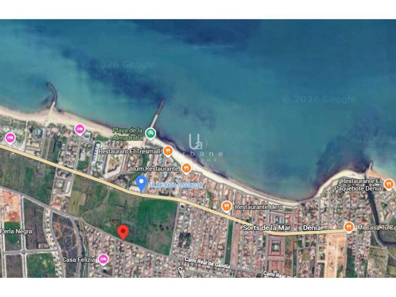 Grunde uden byggetilladelser til salg i Denia - € 612.000 (Ref: 9875609)