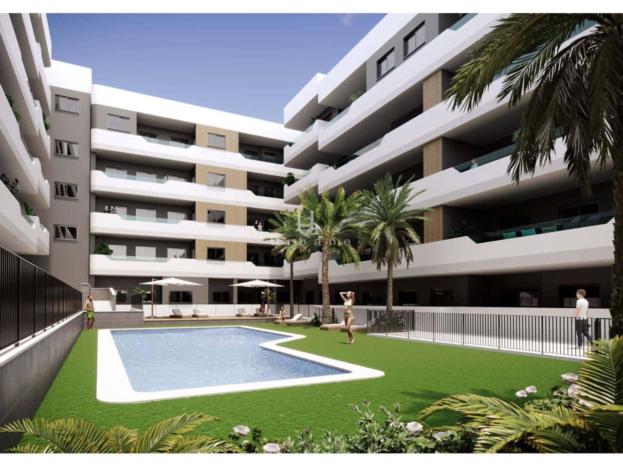 2 soveværelse Lejlighed til salg i Santa Pola med swimmingpool garage - € 275.000 (Ref: 9877725)