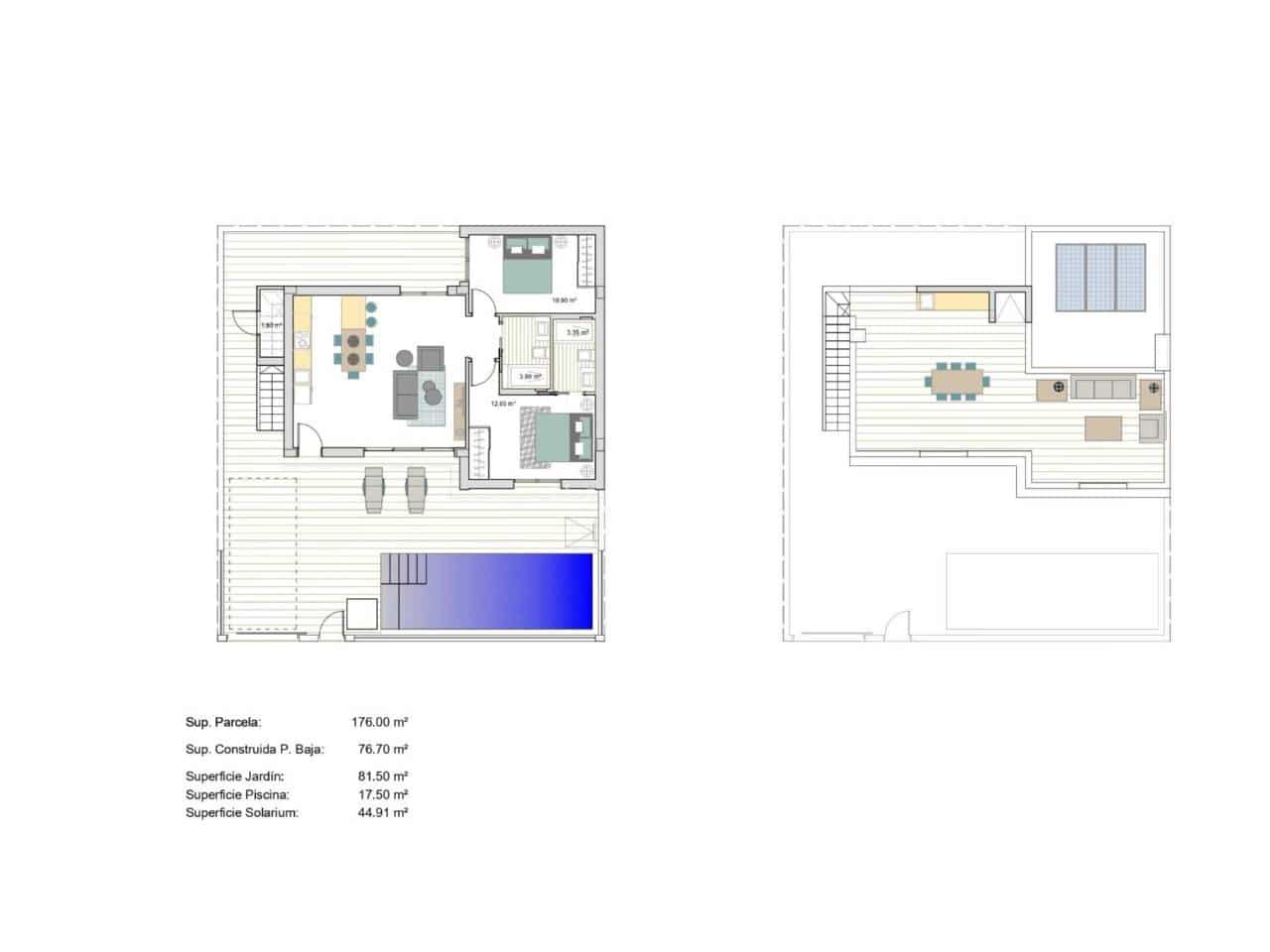 2 soverom Villa til salgs i La Torre Golf Resort med svømmebasseng garasje - € 311 900 (Ref: 9877726)