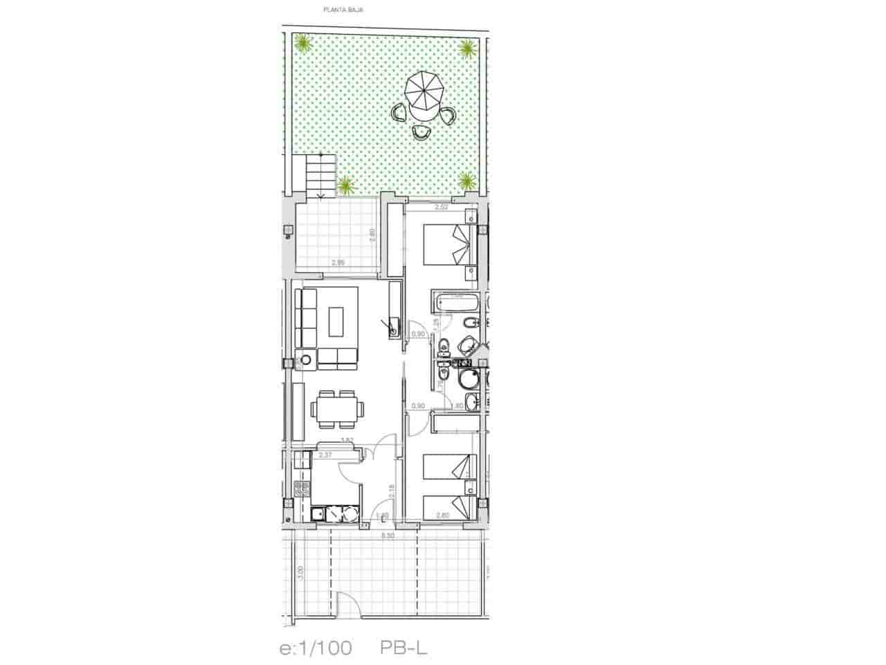 2 sypialnia Apartament na sprzedaż w Orihuela z basenem garażem - 240 500 € (Ref: 9880427)
