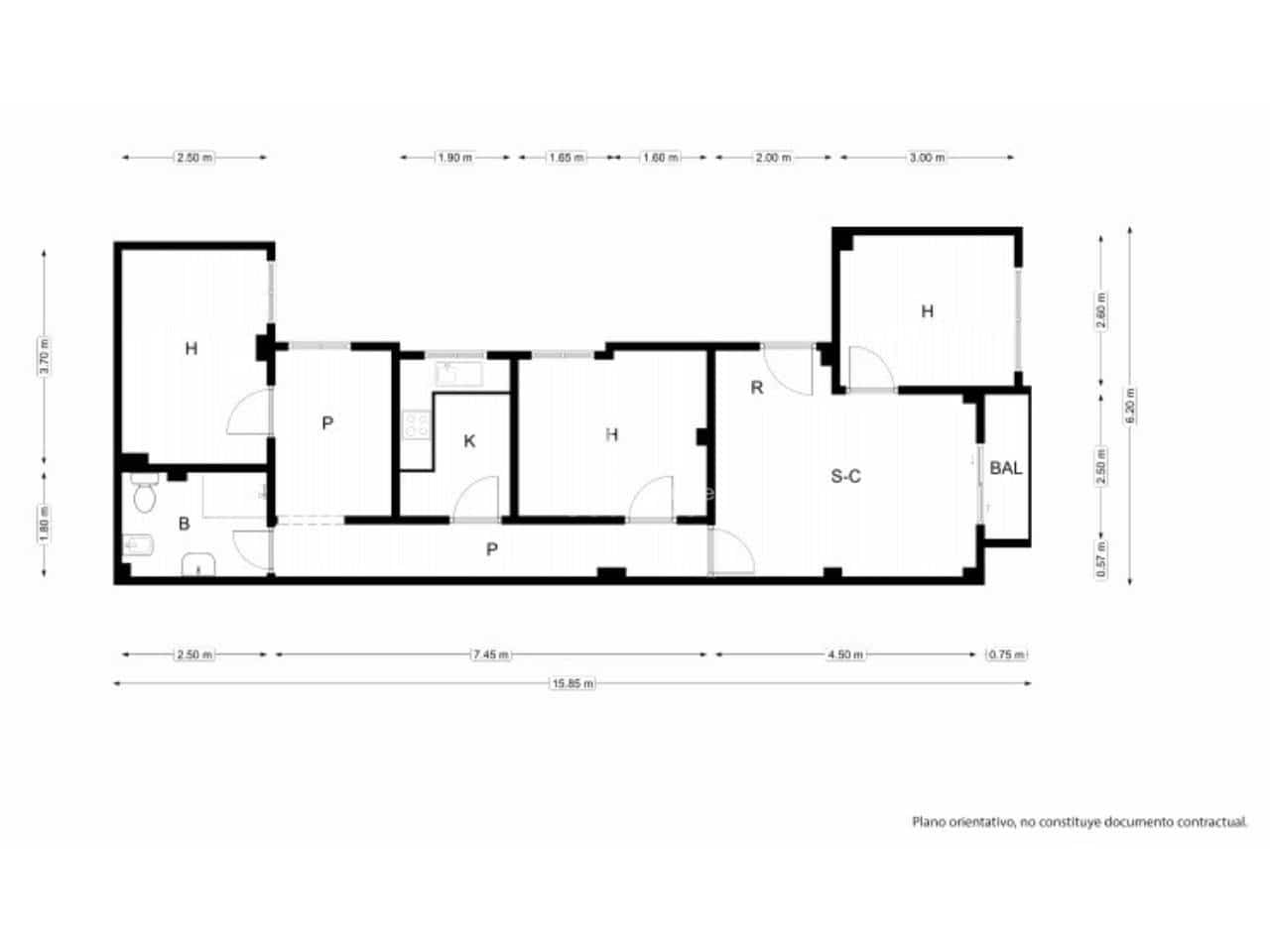 3 soverom Leilighet til salgs i Valencia by - € 302 500 (Ref: 9880430)