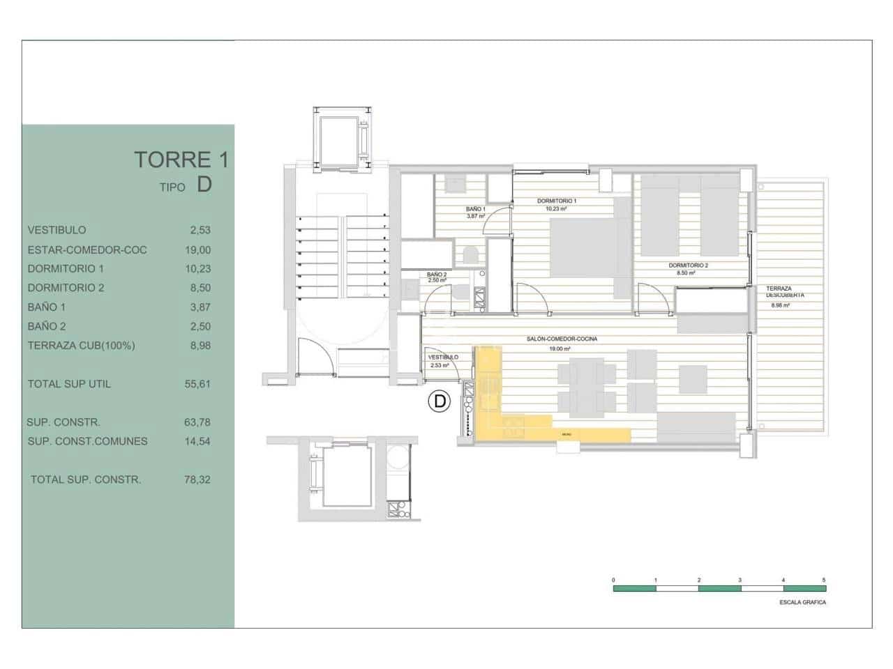 2 bedroom Apartment for sale in Guardamar del Segura with pool garage - € 245,000 (Ref: 9891509)